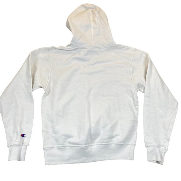Champion Unisex Hoodie Sweatshirt Small White Athleticwear Pullover Classic - Picture 2 of 12